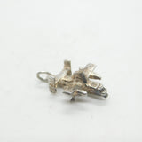 Sterling Silver Water Plane Hovercraft Style Charm Vintage c1970