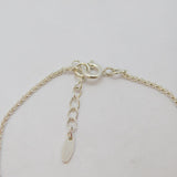 Sterling Silver Belcher Chain & Circle Stacking Bracelet Contemporary c2010