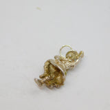 Sterling Silver Scottish Highland Dancer Charm Pendant Vintage c1970s
