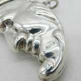 Sterling Silver Novelty Man in the Moon Vesta Case Vintage c1980s