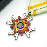 Meiji Period Japanese Order of The Sacred Treasure Military Medal Antique 1888