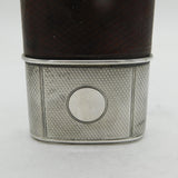 Victorian Asprey & Co Sterling Silver Mounted Hip Flask Antique 1876 London