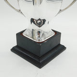 20th Century Sterling Silver Angled Sporting Trophy Cup Antique 1936 Sheffield