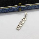 Sterling Silver Rennie Mackintosh Style Charm Pendant Vintage c1970
