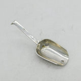 19th Century Russian Silver Niello Enamel Tea Caddy Spoon Antique 1865 Moscow