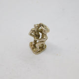 Sterling Silver 'Adam & Eve' Couple Figure Charm Pendant Vintage c1970