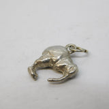 Sterling Silver Kiwi Bird Charm Pendant Vintage c1970