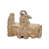 Sterling Silver Westminster Abbey London Charm Pendant Vintage c1970