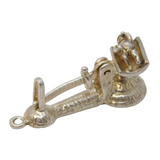 Sterling Silver Baby in the Scale Charm Pendant Vintage c1970s