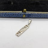 Sterling Silver Rennie Mackintosh Style Charm Pendant Vintage c1970