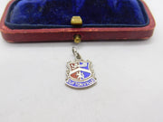 Sterling Silver & Enamel Cliftonville Charm Pendant Vintage c1970