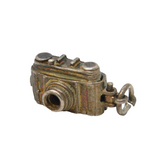 Sterling Silver Opening Camera Charm Pendant Vintage c1970s