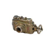 Sterling Silver Opening Camera Charm Pendant Vintage c1970s
