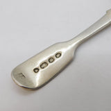 Victorian Sterling Silver Fiddle Pattern Tea Caddy Spoon Antique 1843 London