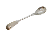 Victorian Sterling Silver Mustard Spoon Antique 1855 Newcastle Provincial