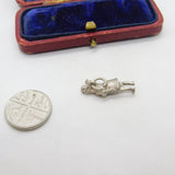 Sterling Silver Charles Dickens Charm Pendant Vintage c1970
