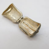 Sterling Silver Scottish Sporran Opening Charm Pendant Vintage c1970s