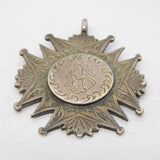 Victorian Sterling Silver Pub Tavern Interest Presentation Fob Antique 1890
