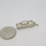 Sterling Silver Motor Car Charm Pendant Vintage c1970
