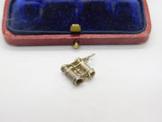 Sterling Silver Pair of Binoculars Charm Pendant Vintage c1970