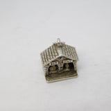 Sterling Silver Weathervane Wet or Fine Charm Pendant Vintage c1970