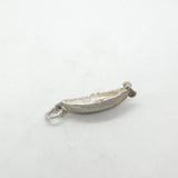 Sterling Silver Traditional Row Boat Charm Vintage c1970