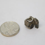 Sterling Silver Monkey & the Organ Grinder Charm Pendant Vintage c1970