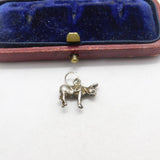 Sterling Silver Little Donkey Charm Pendant Vintage c1970