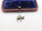 Sterling Silver Little Donkey Charm Pendant Vintage c1970