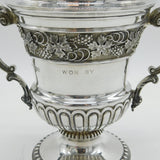 Edwardian Sterling Silver Greyhound Trophy Cup 'Corrie Cup' Antique London