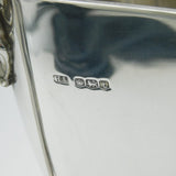 20th Century Sterling Silver Angled Sporting Trophy Cup Antique 1936 Sheffield