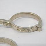 Sterling Silver Georgian Style Sugar Nips Antique 1932 Sheffield Art Deco