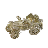 Sterling Silver Motor Car Charm Pendant Vintage c1970