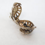 Sterling Silver Genie in Oil Lamp Opening Charm Pendant Vintage c1970s
