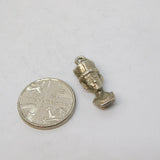 Sterling Silver Egyptian Pharaoh Charm Pendant Vintage c1970
