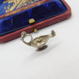 Sterling Silver Genie in the Lamp Charm Pendant Vintage c1970