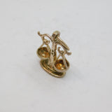 Sterling Silver Libra Weighing Scales Horoscope Charm Pendant Vintage c1970s