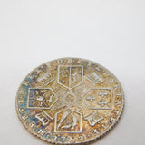King George III .925 Silver Shilling Coin Antique 1787 Very Fine Condition