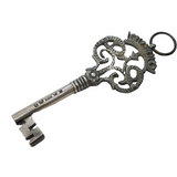 Georgian Scottish Sterling Silver Floral Presentation Key Antique 1830 Glasgow