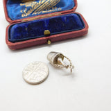 Sterling Silver Champagne On Ice Charm Pendant Vintage c1970