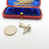 Sterling Silver Shisha Pipe Charm Pendant Vintage c1970