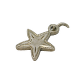 Sterling Silver Starfish Charm Pendant Vintage c1970