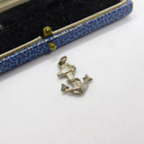Sterling Silver Maritime Anchor of Hope Charm Pendant Vintage c1970