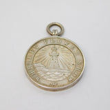 Art Deco Sterling Silver 'Whitley Flower Show' Fob Medal Antique Birmingham