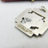 Sterling Silver & Enamel National Operatic & Dramatic Fob Medal 1970 Birmingham