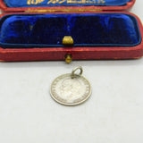Authentic Three Pence Coin Charm Pendant George V 1935