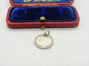Authentic Three Pence Coin Charm Pendant George V 1935