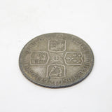 King George II Silver Shilling Coin Antique 1758 Fair Condition