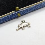 Sterling Silver Little Pig Piggy Charm Pendant Vintage c1970