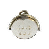 Sterling Silver I Love You Spinner Charm Pendant Vintage c1970s